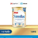 Sữa bột Similac 1+ 1.6kg đột phá dinh dưỡng 5G cho trẻ từ 1-2 tuổi miễn dịch khỏe nhanh trí tựa "5G"