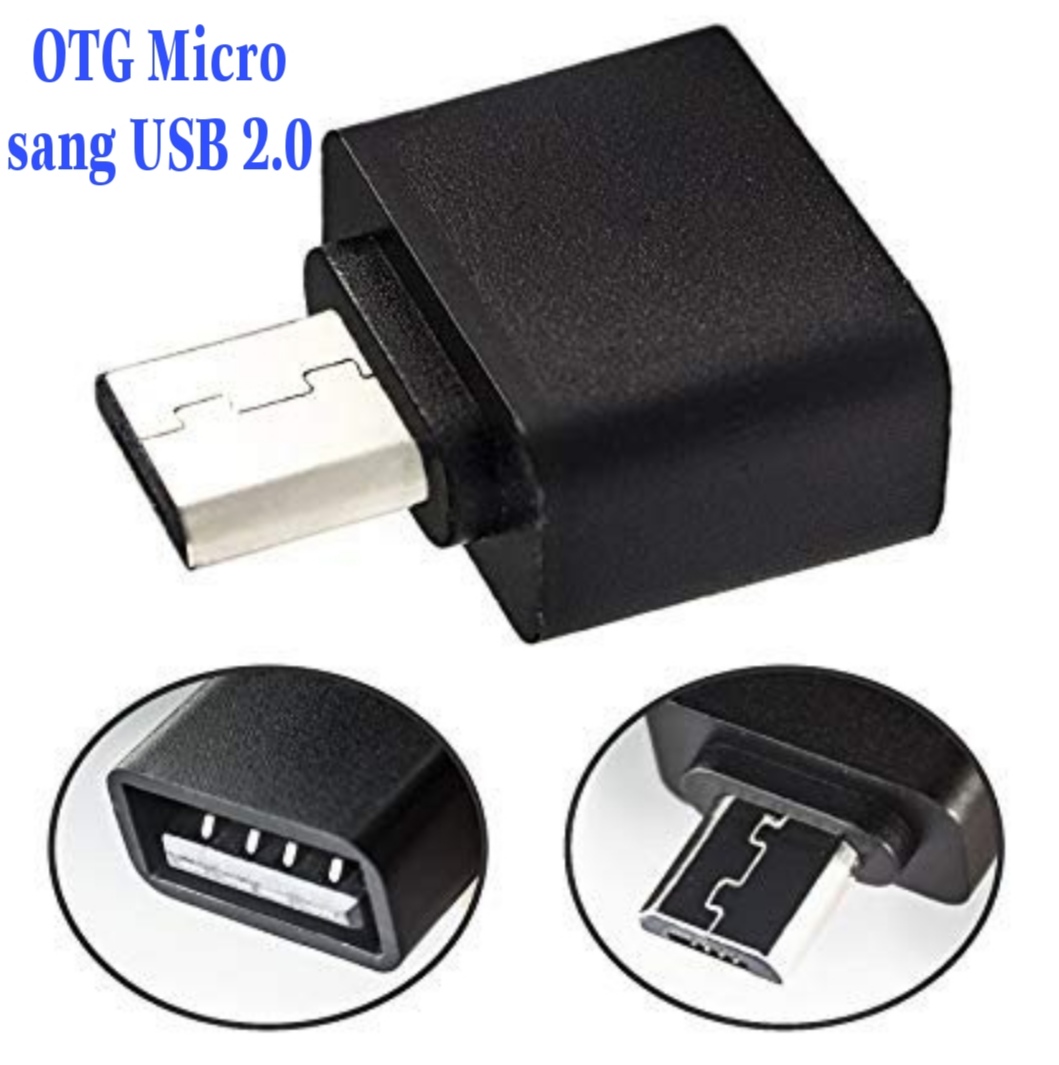 Đầu chuyển đổi otg từ cổng micro/type-c ra cổng usb 3.0 - vl