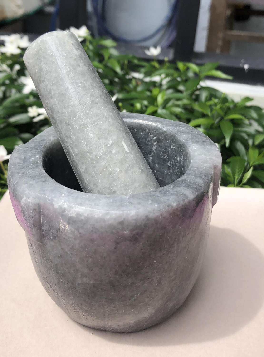Cối đá Non Nước đường kính 9,2 cm đá tự nhiên