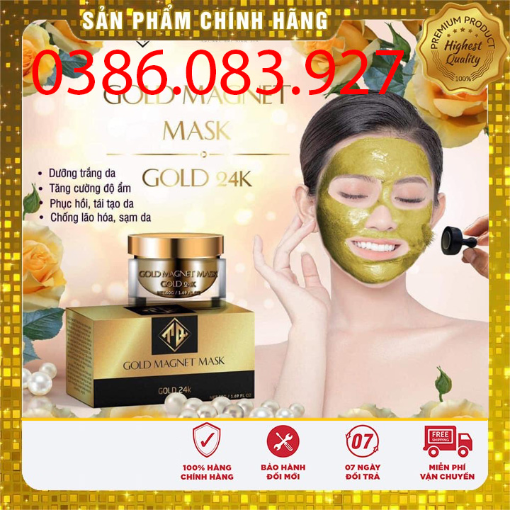 [Chính hãng] nạ vàng từ tính 24k Qlady hút nam châm