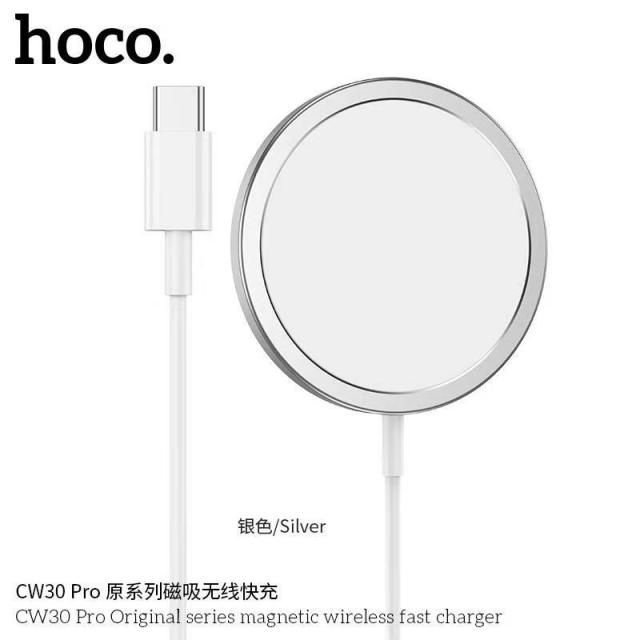 Đế sạc nhanh không dây 15w hoco cw30 hàng chính hãng bảo hành 1 năm