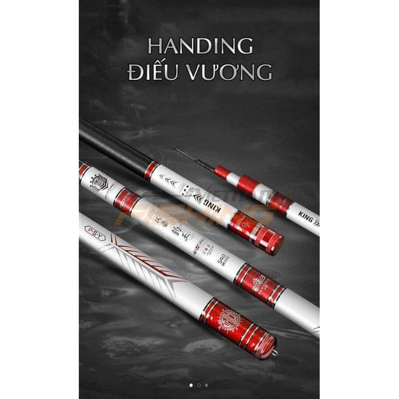 Cần Câu tay 5H Handing Điếu Vương tặng kèm 1 đọt phụ dài 6m3 y hình (cam kết bảo hành đổi trả trong 2 tuần đầu)