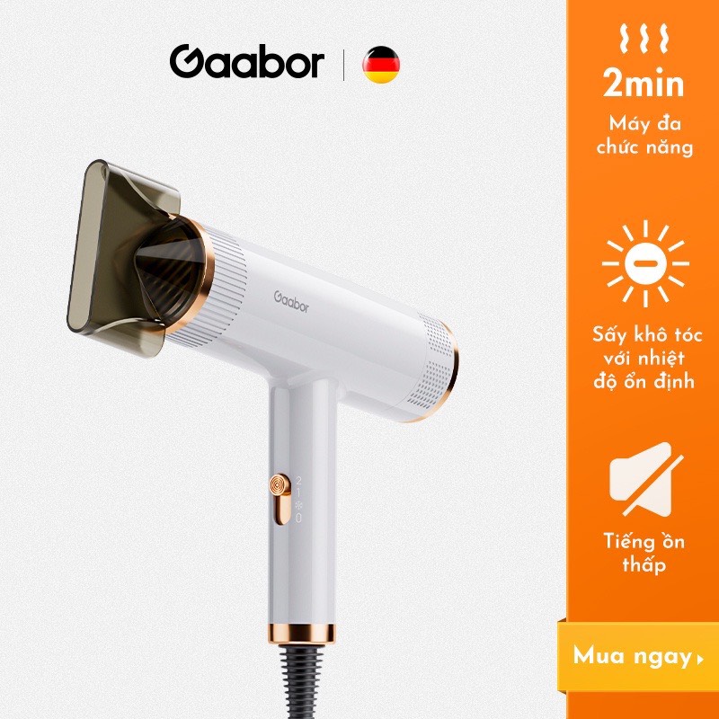 Máy sấy tóc 2 chiều gaabor ghd n1200a 1000w - 3 chế độ sấy