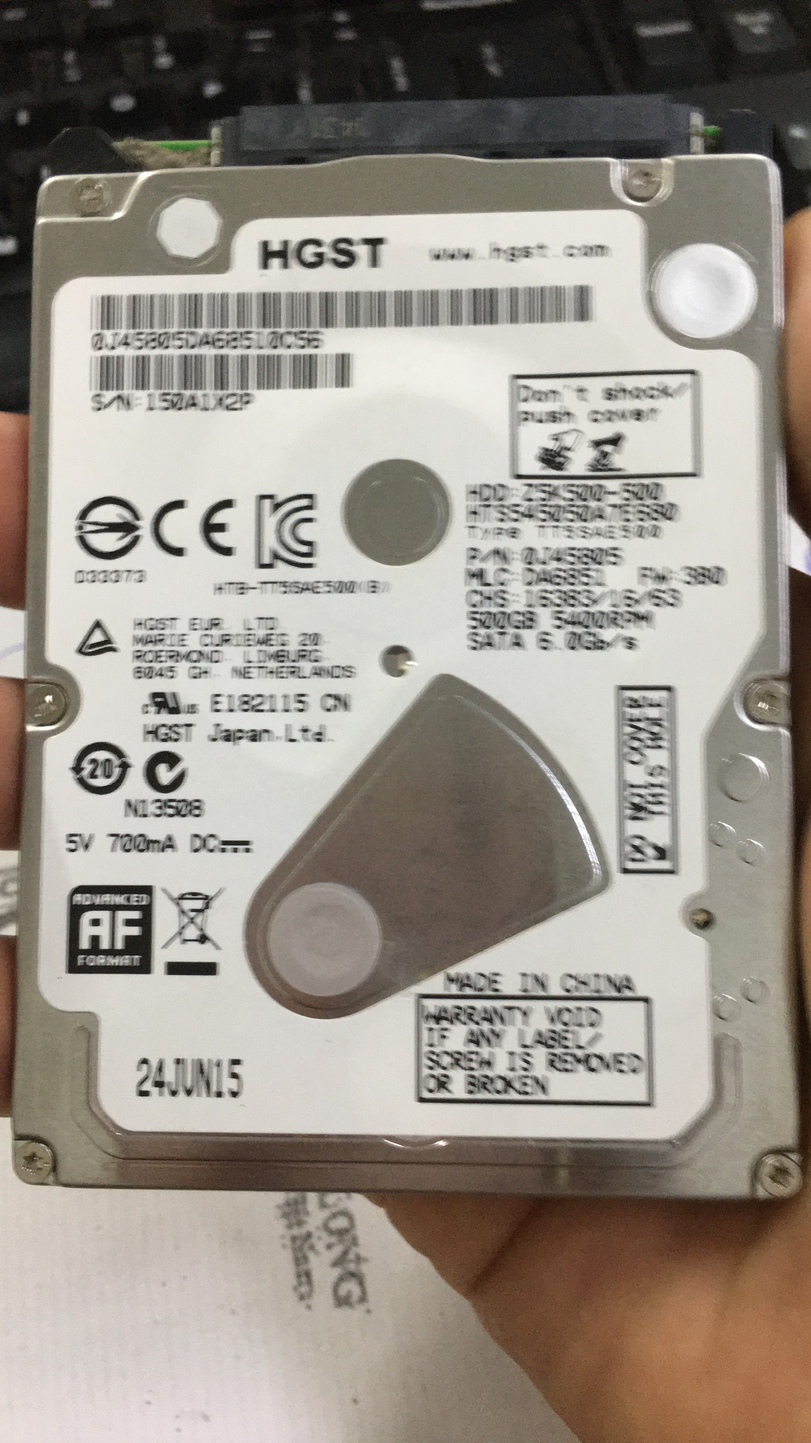 Ổ cứng laptop hdd 500gb hsgt có hệ điều hành