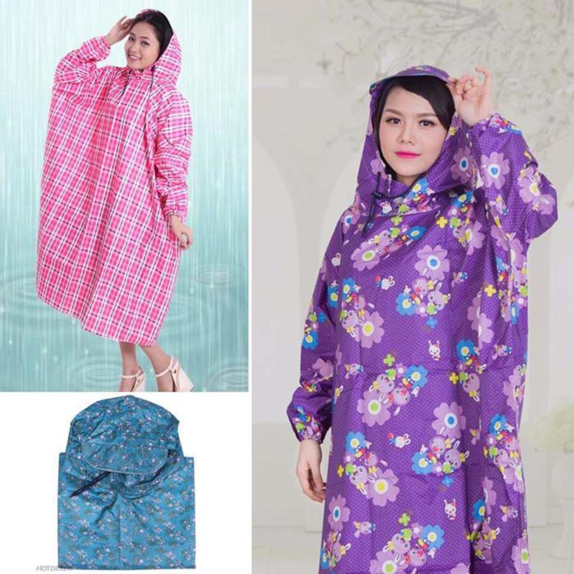 [HCM]Áo Mưa Thời Trang Hàn Quốc Kiểu Dáng Xinh Xắn Sẽ Giúp Bạn Thoải Mái Khi Lái Xe Trong Trời Mưa ...