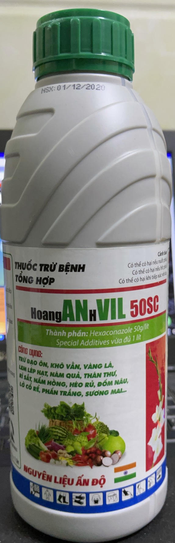 Thuốc Trừ Bệnh Cây Tổng Hợp - Anvil - hoạt chất hexaconazol HoangANh VIL 50SC - Chai 1 lít