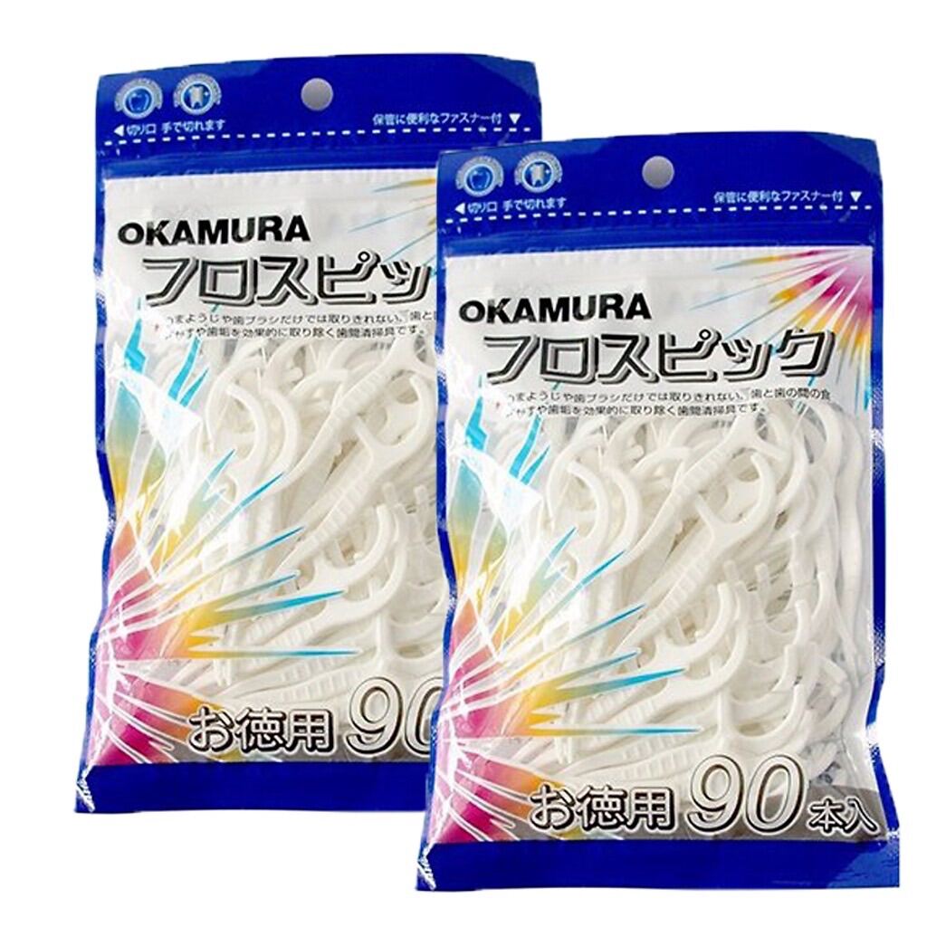 Combo 2 gói tăm chỉ nha khoa cao cấp Nhật bản 90 cây