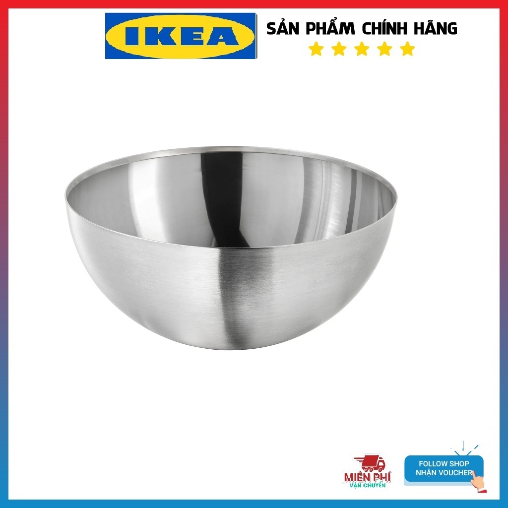 Bát trộn salad rau của Inox cao cấp chính hãng ikea D20cm IK10