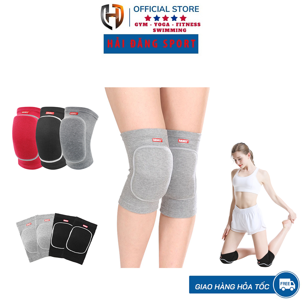 Đệm Gối Thể Thao Chính Hãng Aolikes 0210 Xỏ Gối Có Đệm Đầu Gối (1 Đôi)