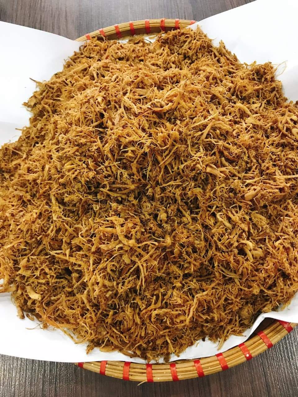 Ruốc nấm hương làm từ chân nấm phú gia ăn chay ăn kiêng túi 500g