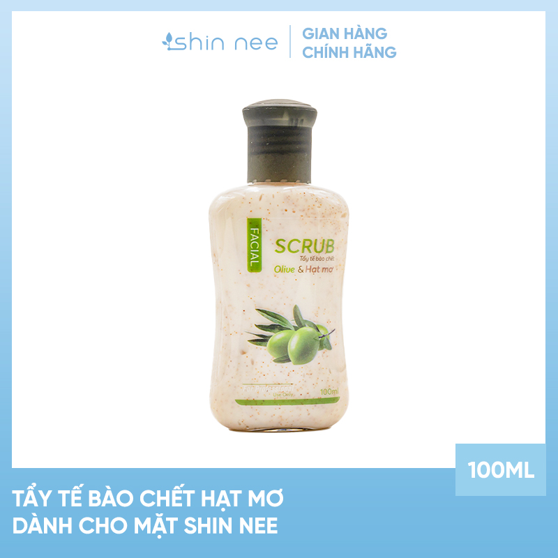 Tẩy Tế Bào Chết Hạt Mơ loại bỏ tế bào da chết, cung cấp độ ẩm, mịn cho da 100ml