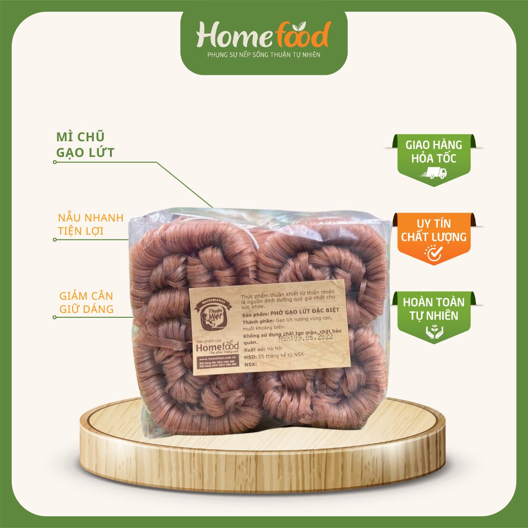 Phở gạo lứt đặc biệt túi 500g