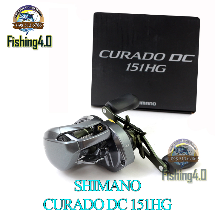 Máy Câu Ngang Shimano CURADO DC 151HG