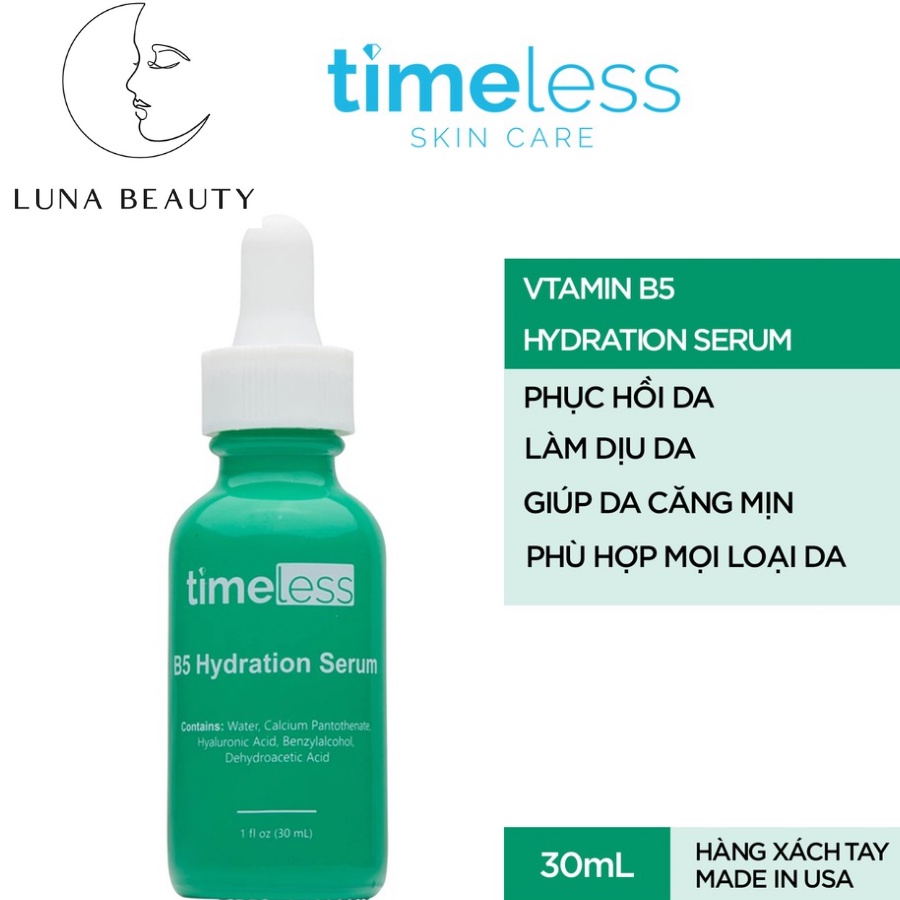 Tinh Chất Timeless Vitamin B5 + Hyaluronic Acid (30ml)