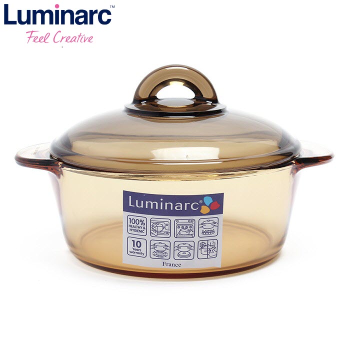 Nồi Thủy Tinh Luminarc Amberline Granite 1.5L N1763