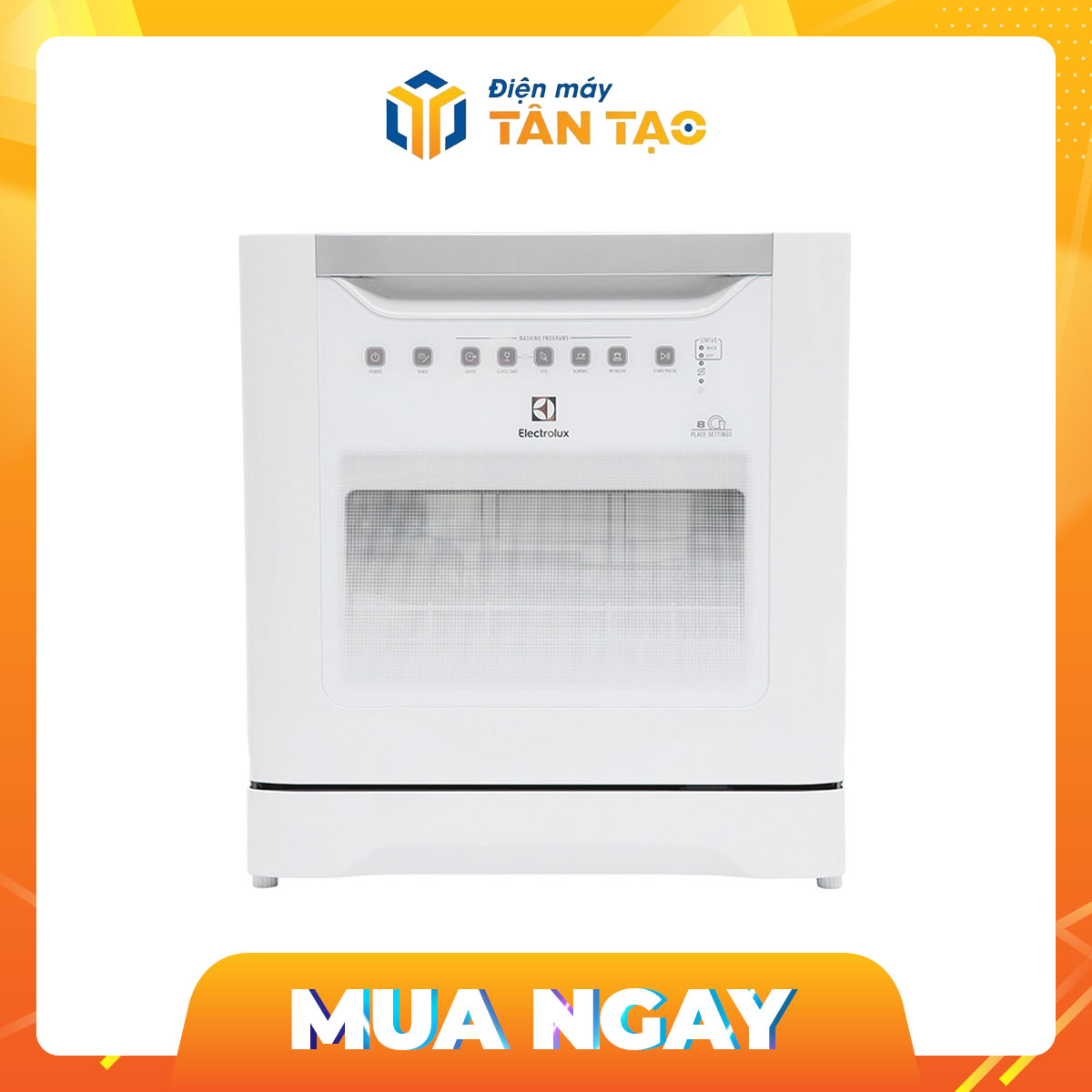Máy rửa chén mini Electrolux ESF6010BW hệ thống điều khiển bằng điện tử tiên tiến 6 chức năng rửa chén đa dạng