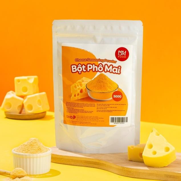 [Mã 252FMCGSALE giảm 8  đơn 500K] Bột phô mai Hàn Quốc Bok Food ( Gói 150g 300g 500g )