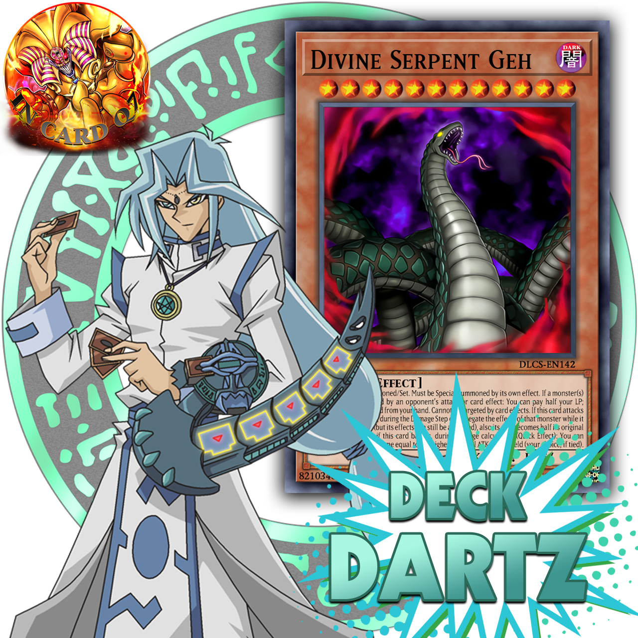 Bộ Bài Yugioh Dartz [Bài in Cán Màng 2 Mặt Cao Cấp]
