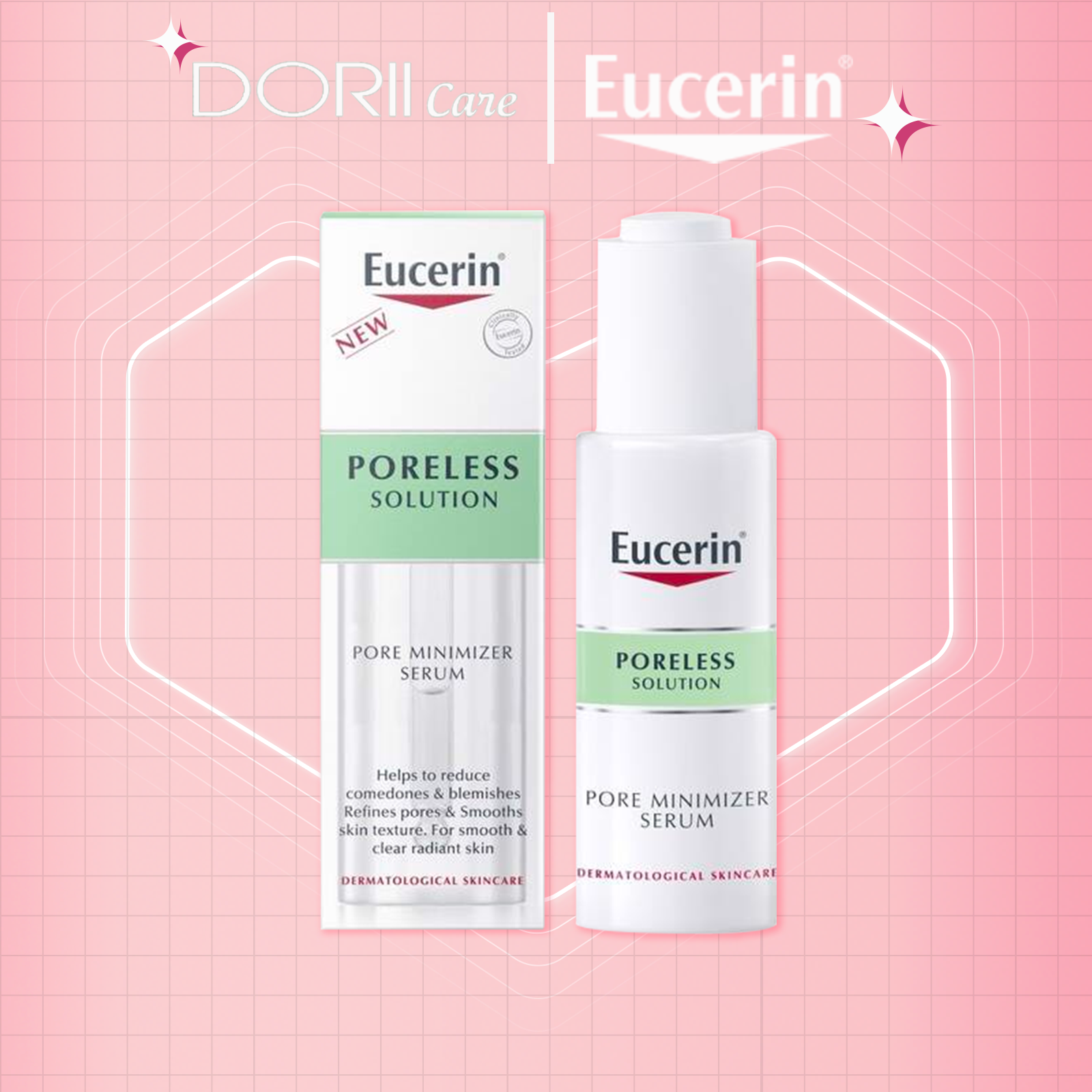 Tinh chất cho da mụn eucerin poreless solution giúp giảm mụn và thu nhỏ lỗ chân lông 30ml