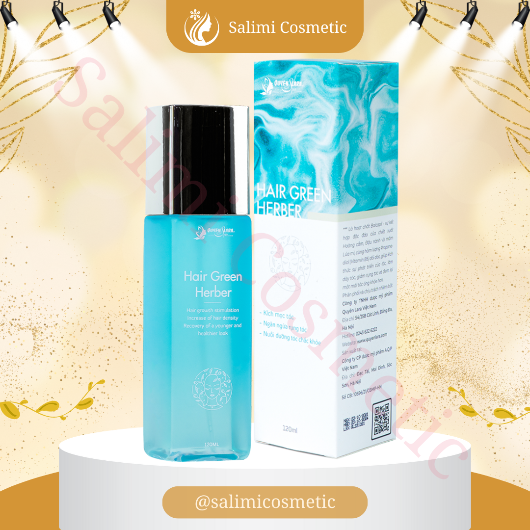 Xịt Kích Mọc Tóc HAIR GREEN HERBER 120ml, Phục Hồi Tóc Rụng, Dưỡng Tóc Suôn Mượt, Giảm Tóc Gãy Rụng - HÀNG CHÍNH HÃNG