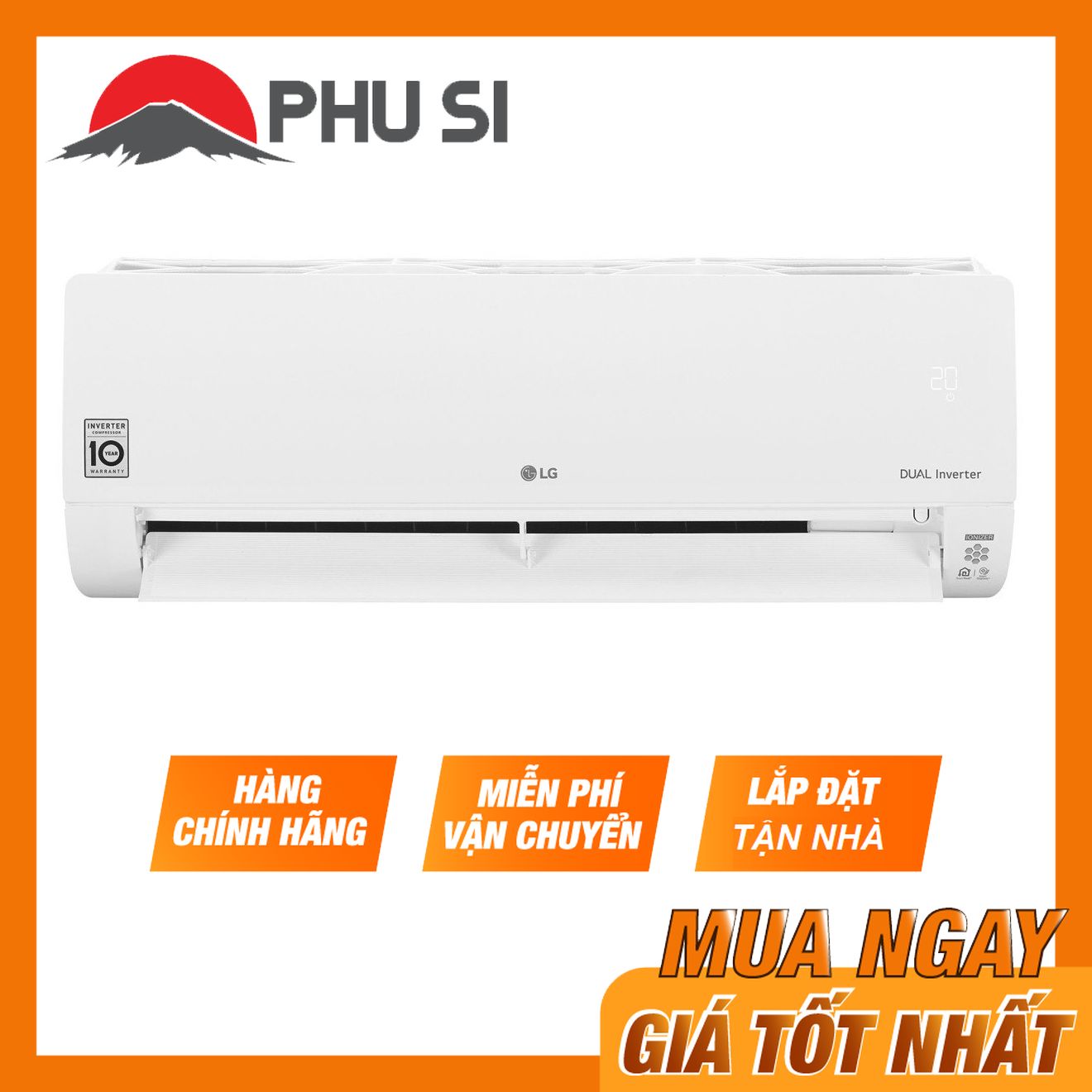 ✅máy lạnh inverter lg v13aph - hàng chính hãng