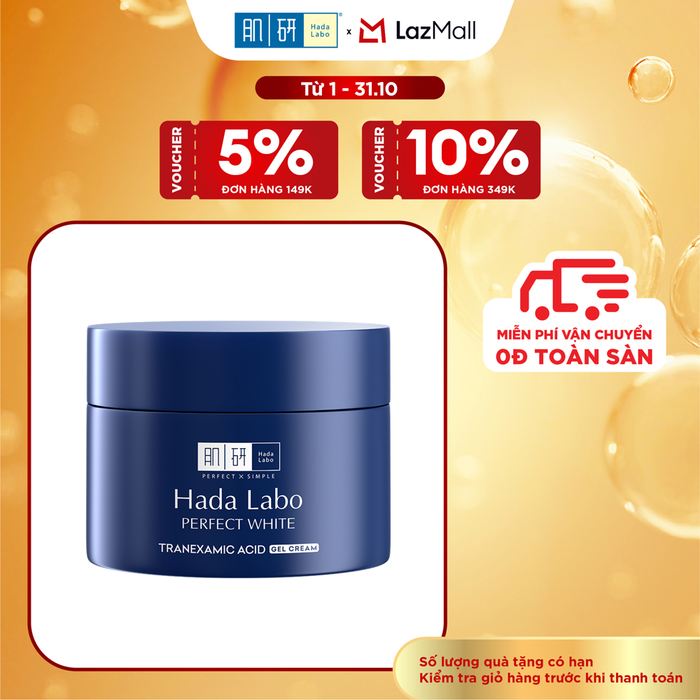 Kem dưỡng trắng dạng gel Hada Labo Perfect White Tranexamic Acid Gel Cream 50g