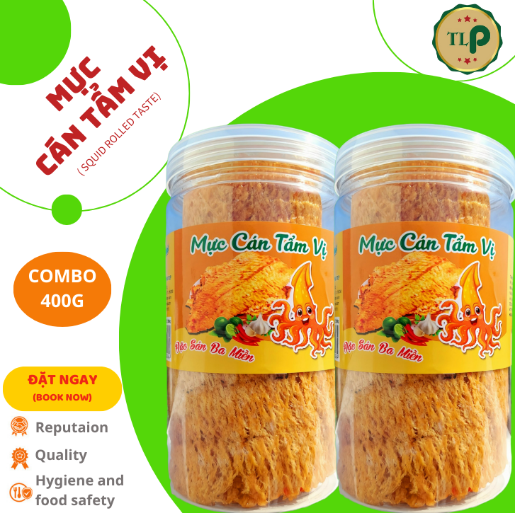 MỰC CÁN TẨM VỊ TÂN LỘC PHÁT 400G - COMBO 2 HŨ 200G