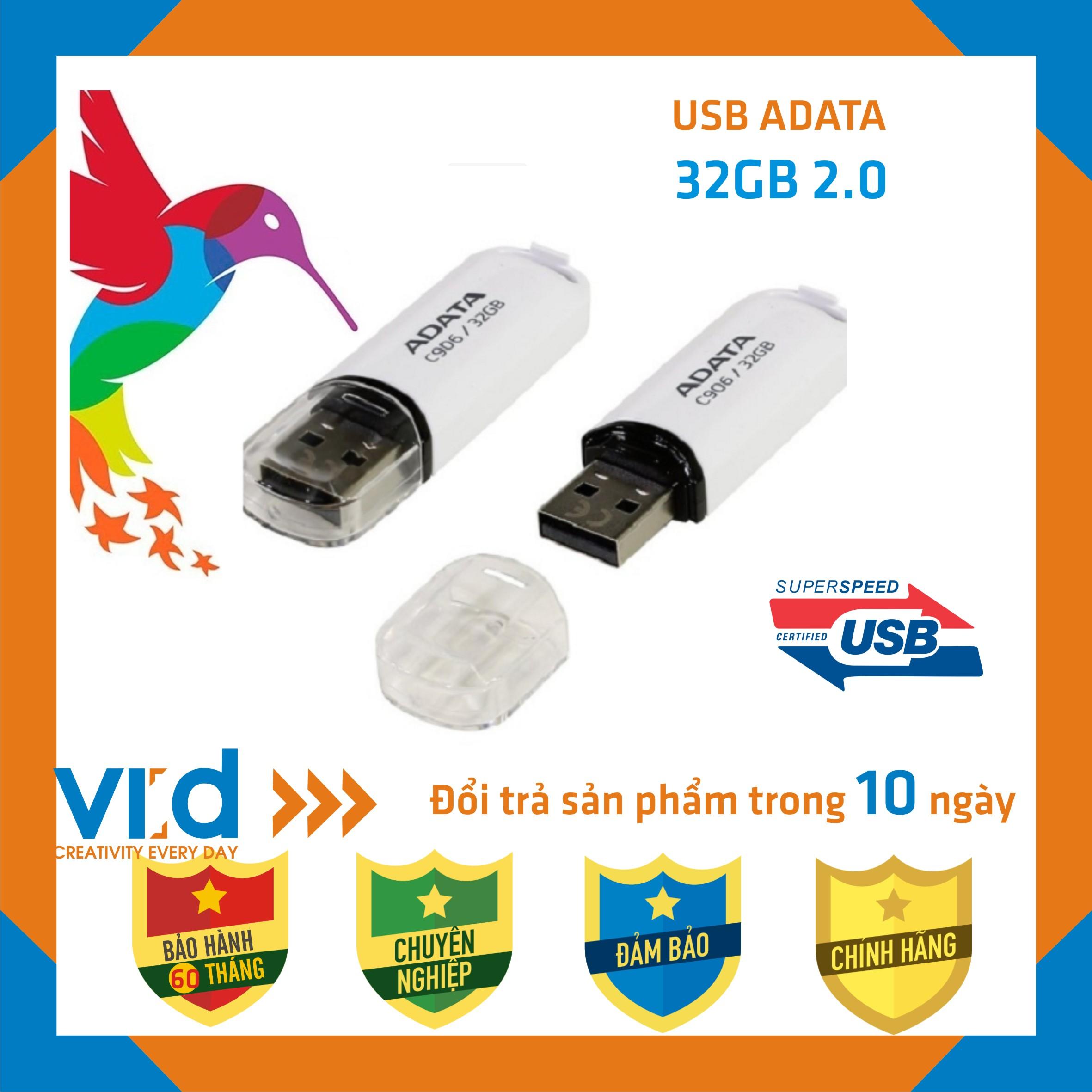 Usb adata 32gb c906 - bảo hành 5 năm