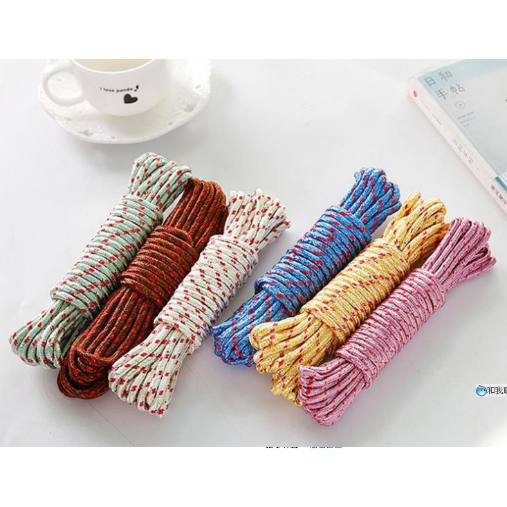 Dây dù siêu bền siêu chắc - Dây phơi treo quần áo- Dây dù tròn nhiều màu dài 10m dày 3mm - Siêu chắc siêu dai - đa năng tiện dụng giá rẻ