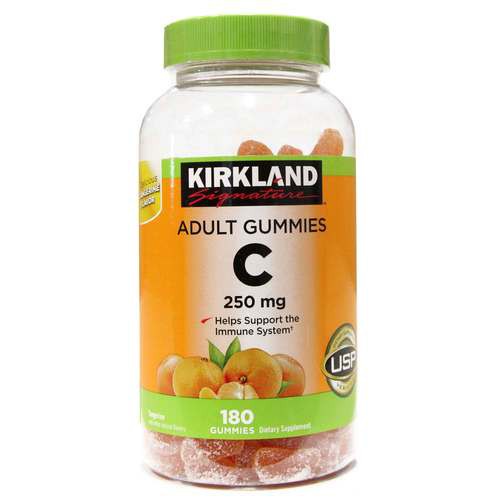 Kẹo dẻo Vitamin C Kirkland Adult Gummies C 250mg (180 viên)