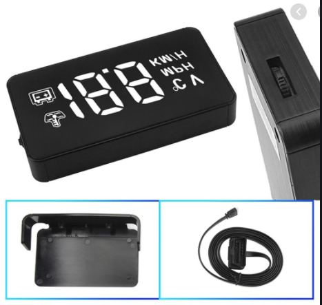 Thiết bị hiển thị tốc độ HUD A100 bản nâng cấp rõ nét - có đế