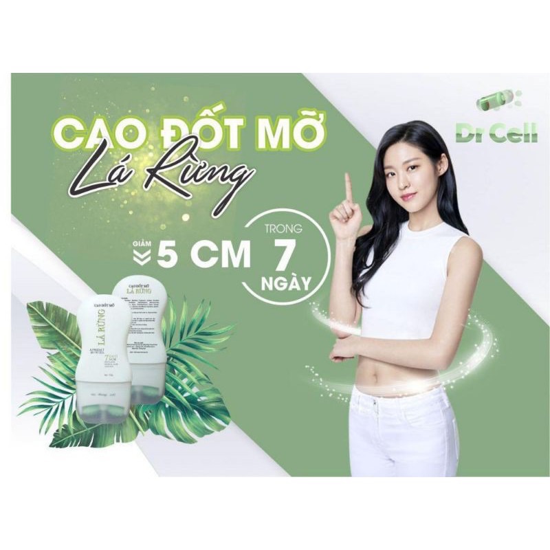 Kem tan mỡ - cao tan mỡ lá rừng dr cell