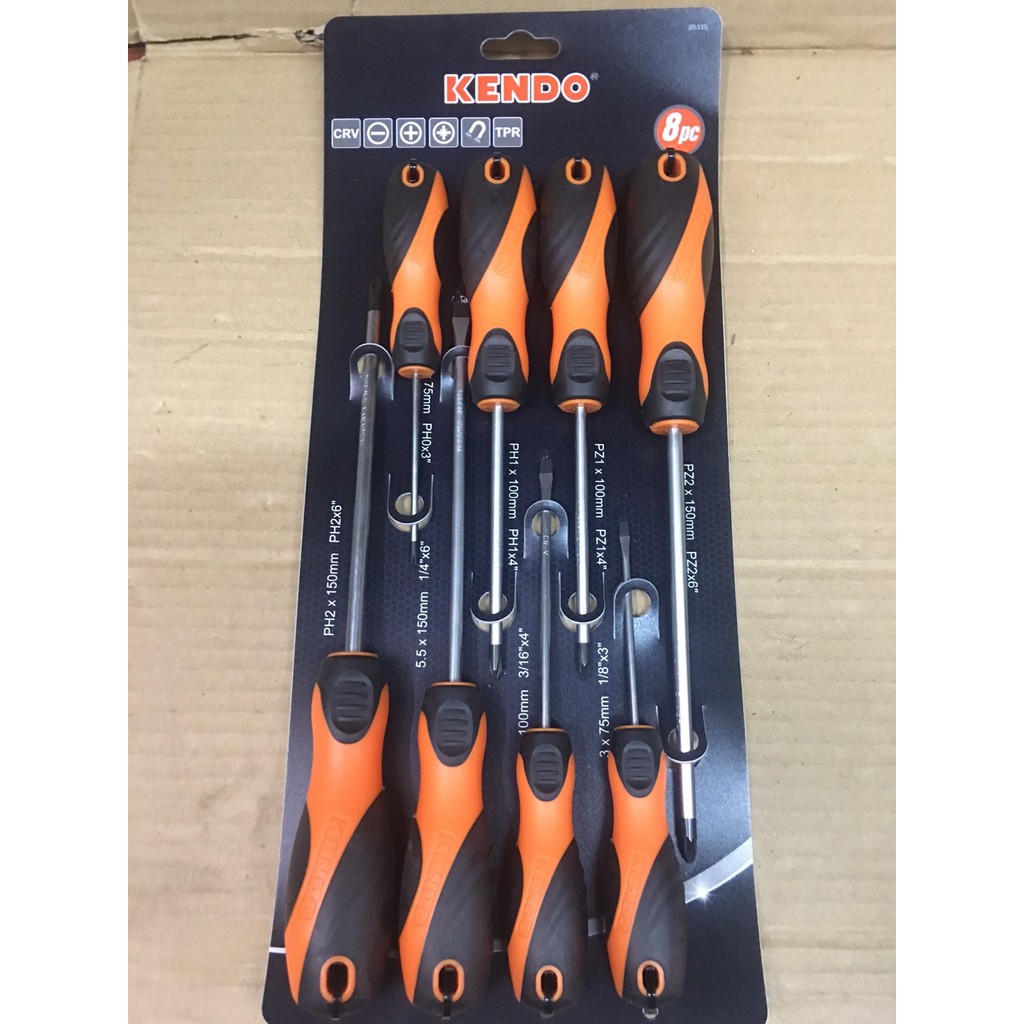 Bộ tua vít 8 chiếc kendo 85115