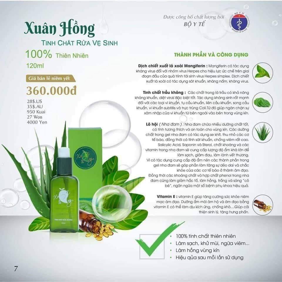 Xuân Hồng - Dung dịch vệ sinh