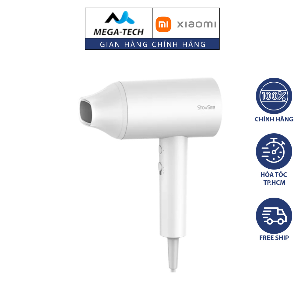🔴 máy sấy tóc ion âm xiaomi showsee a1-w - công suất mạnh mẽ 1800w