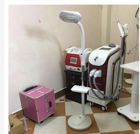 Đèn Spa Cơ Bản Hỗ Trợ Nối Mi Phun Xăm Spa - Có Kính Núp, Khay