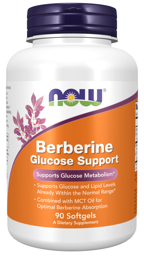 Now Berberine Glucose Support 90Softgels