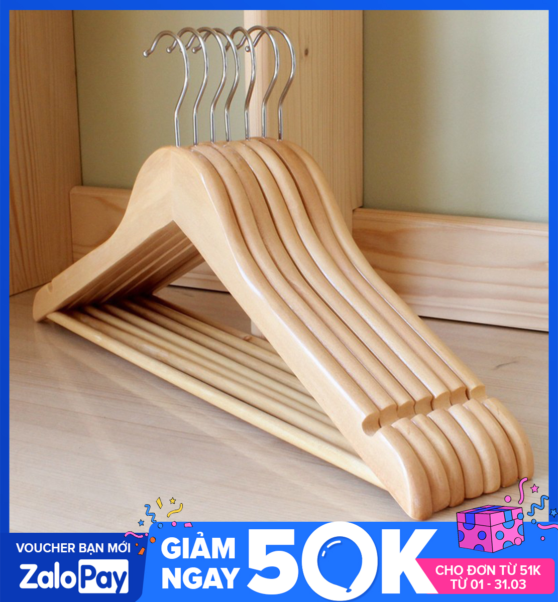 MÓC GỖ TREO QUẦN ÁO TAM GIÁC MÀU VÀNG- NÂU- MÓC GỖ THANH NGANG - MÓC TREO ÁO NAM NỮ- MẮC QUẦN ÁO CHO SHOP THỜI TRANG