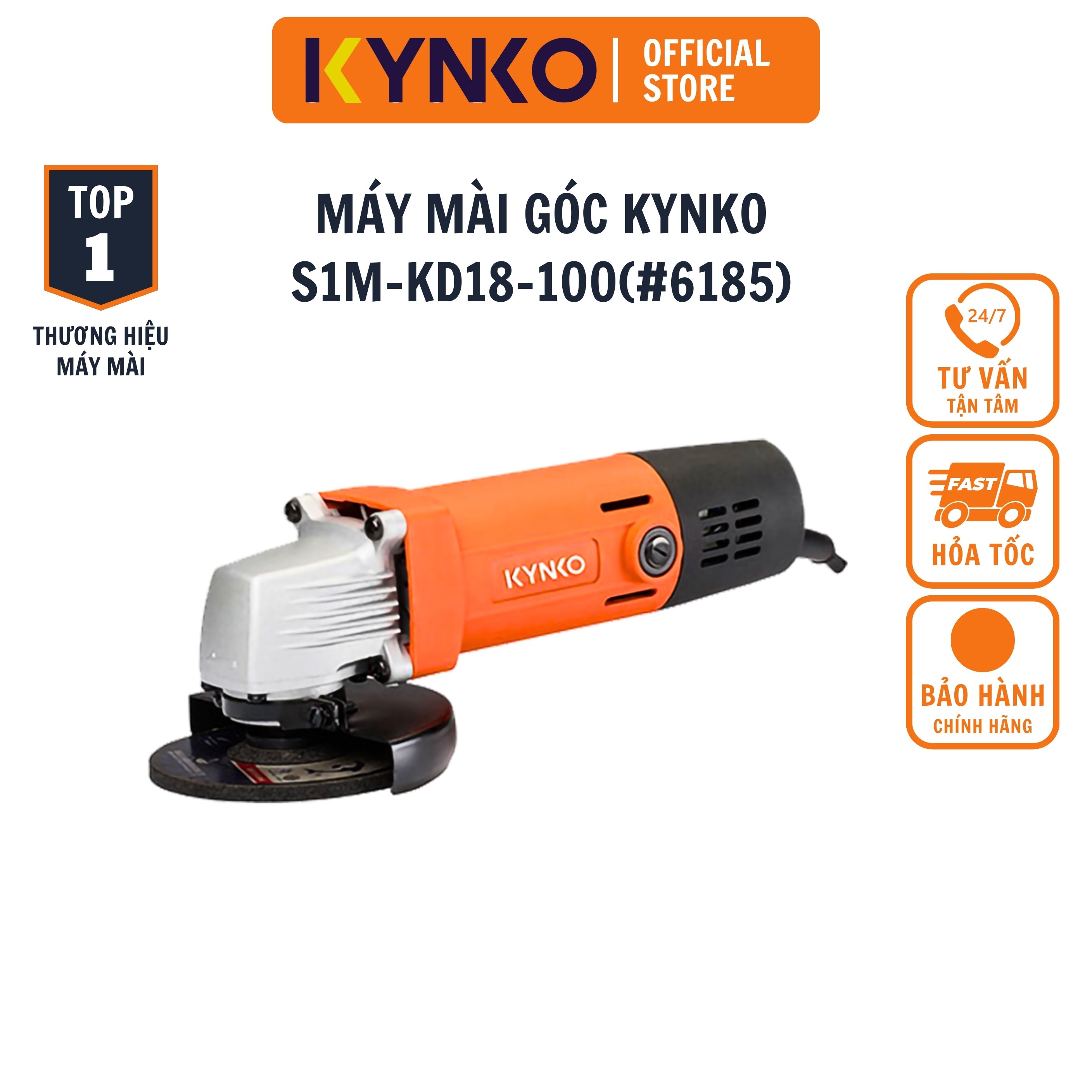 Máy mài góc kynko s1m- kd18 -100b (self-lock）cầm tay chính hãng giá tốt