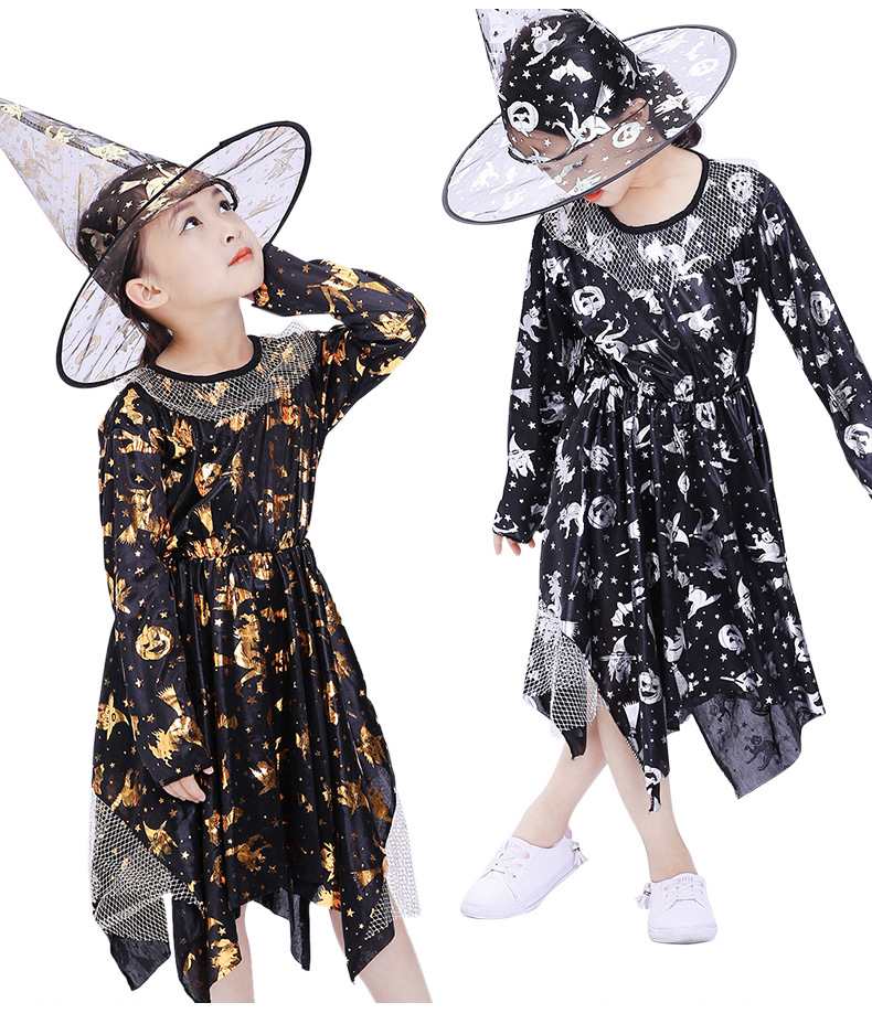 Trang phục phù thủy cho bé gái đi chơi Halloween 2020