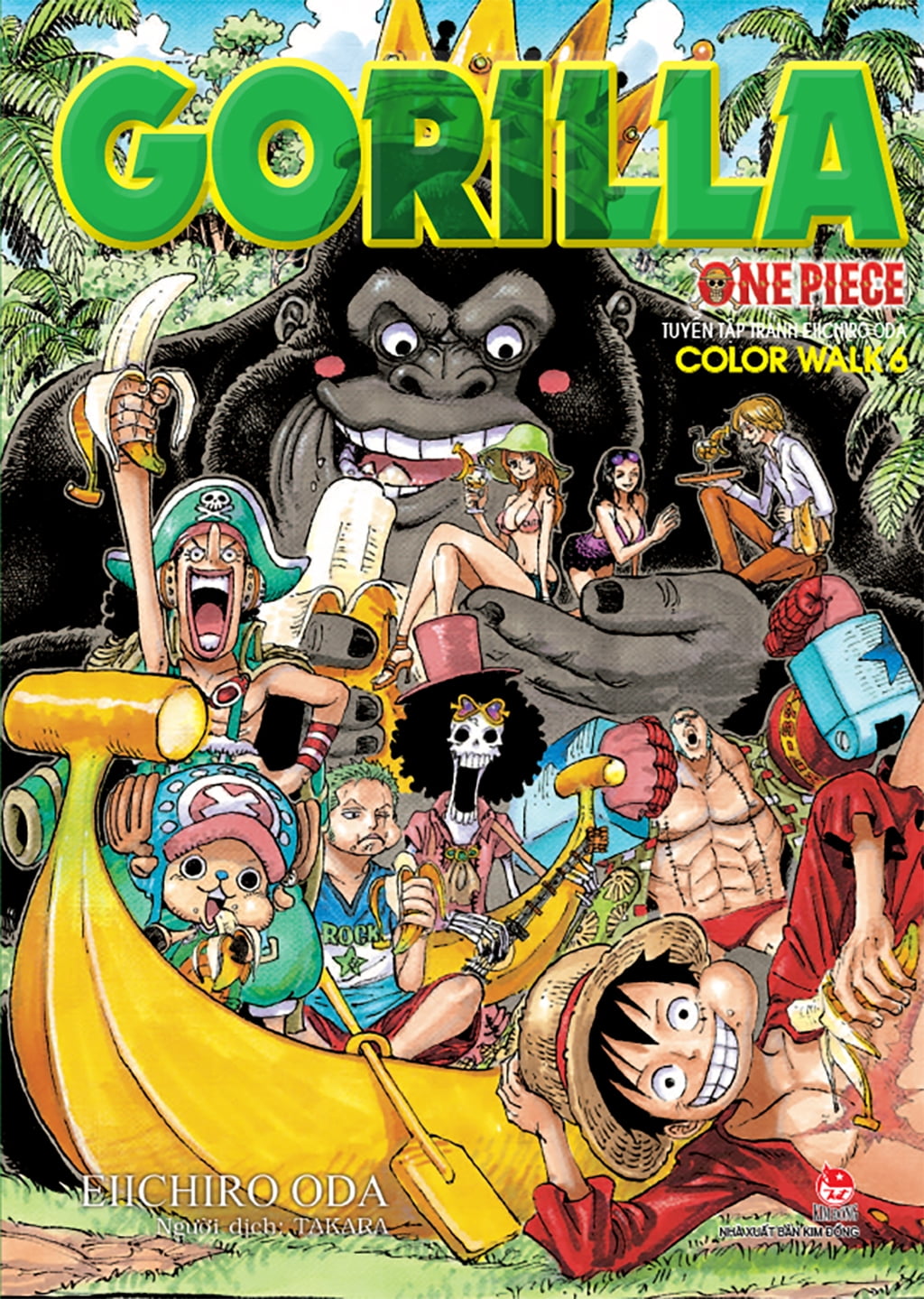 Fahasa - one piece color walk 6 - gorilla