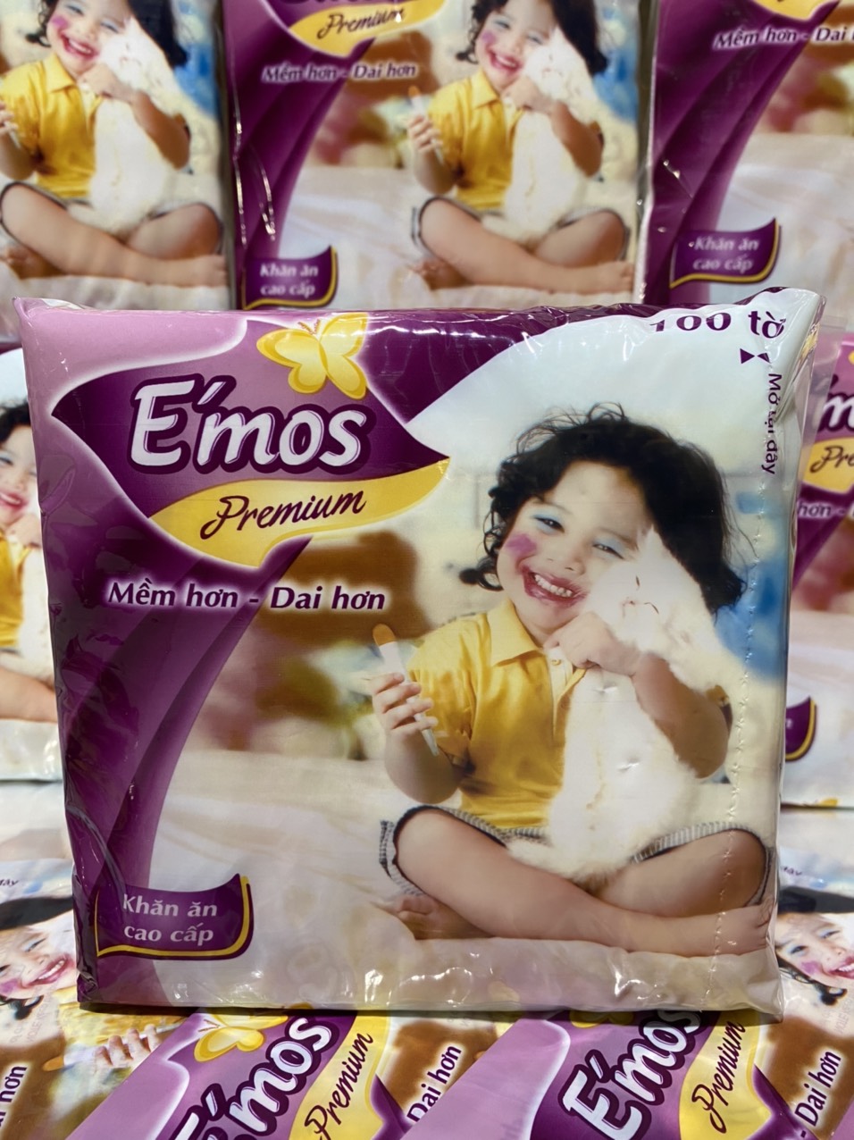 Combo 5 bịch giấy vuông cao cấp emoss