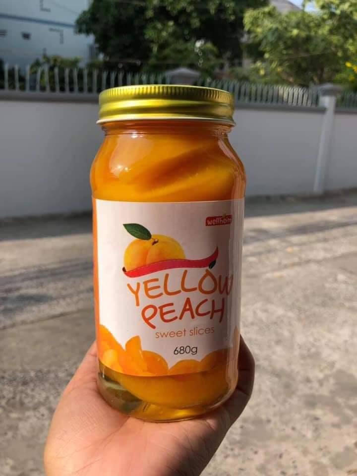 Đào ngâm Hàn Quốc Yellow Peach Hàn Quốc