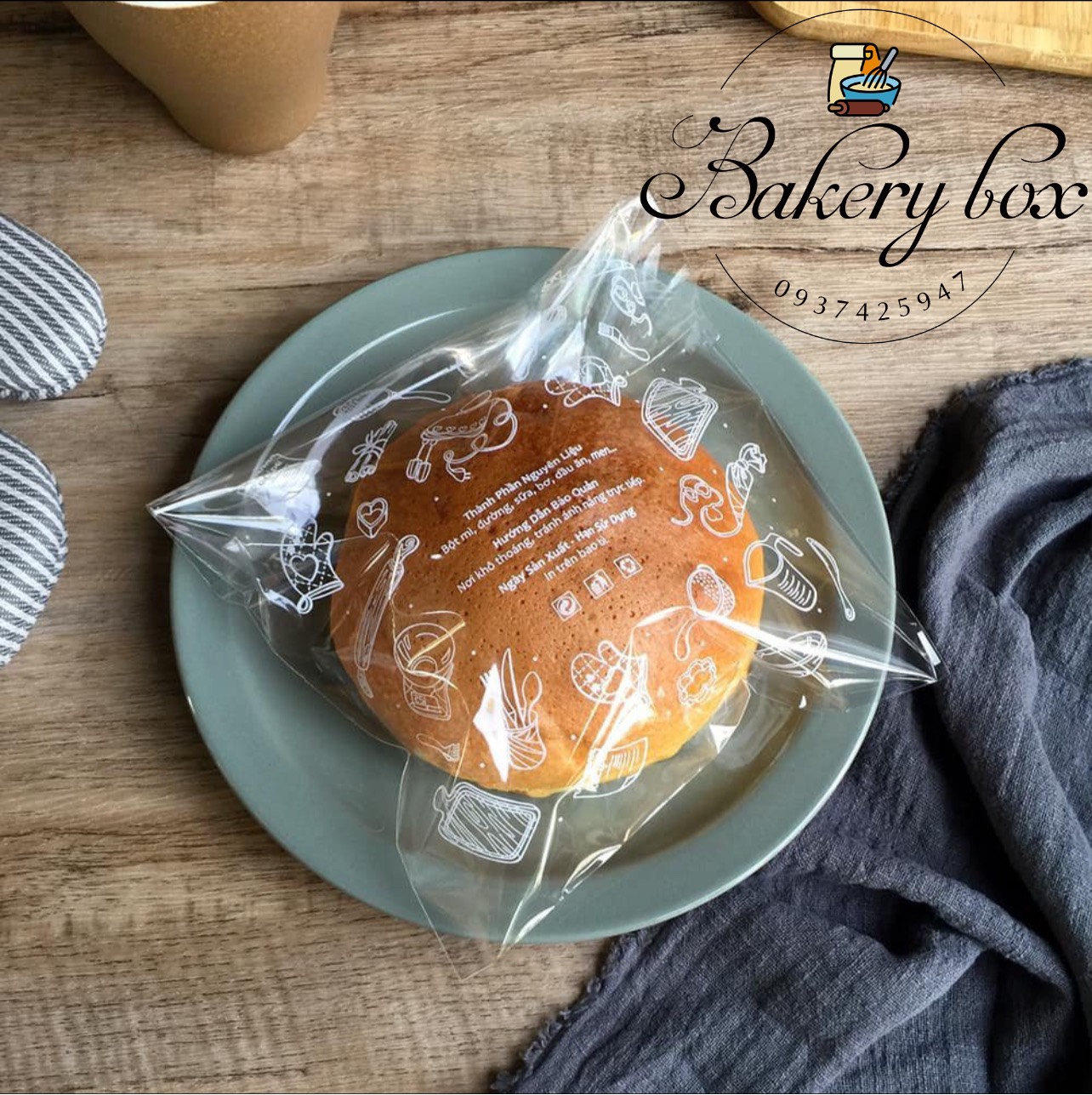 Túi Dán Miệng Đựng Bánh Ngọt