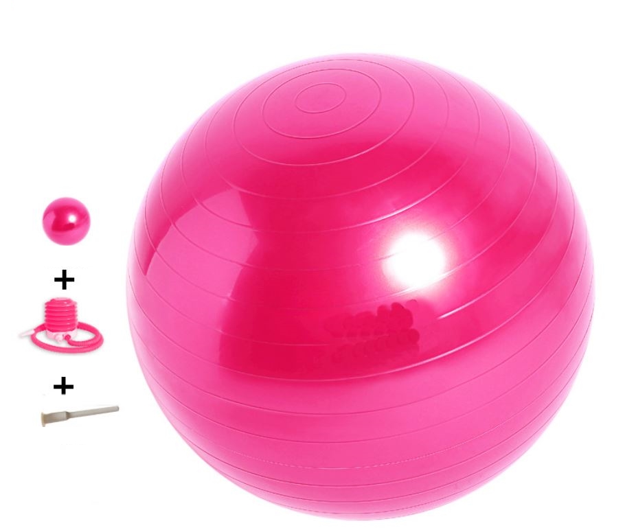 [HÀNG XỊN - CHẤT LIỆU TỐT AN TOÀN] Bóng tập Yoga cao cấp 75cm chính hãng miDoctor + Tặng bơm bóng Mini