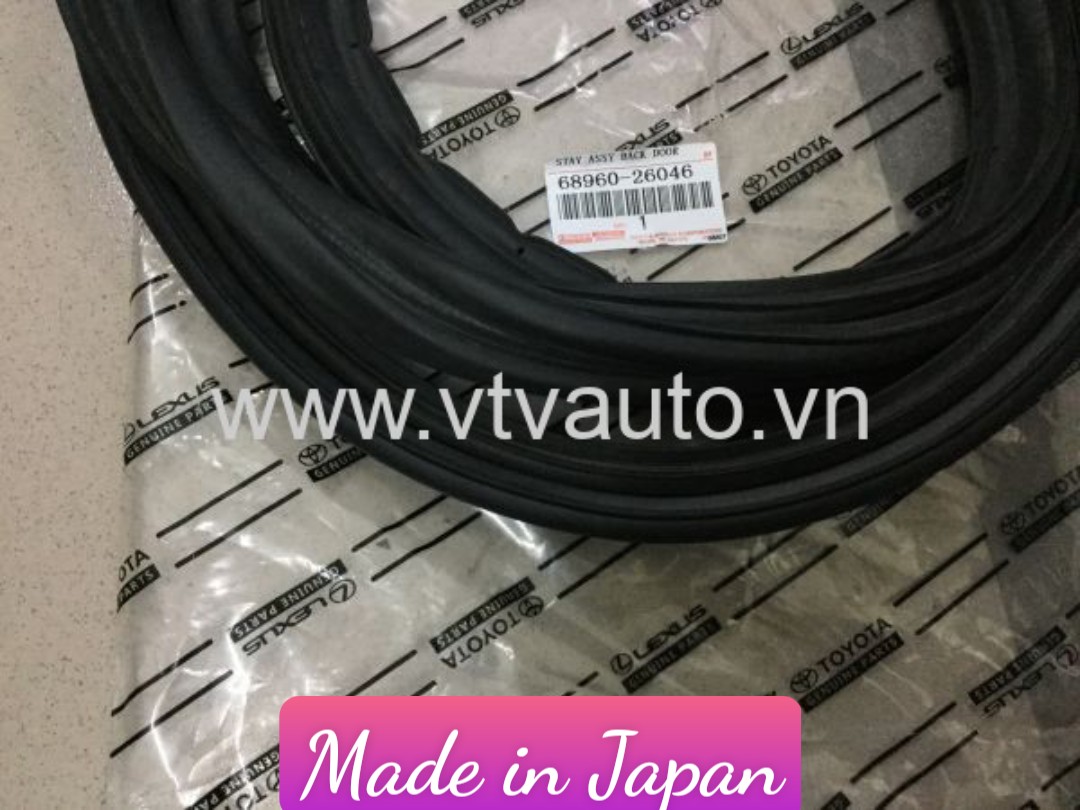 Gioăng cốp sau toyota innova | hiệu toyota nhật bản 68960-26046 | gioăng cửa hậu thuộc phụ tùng toyota innova | phụ tùng ô tô giá rẻ, uy tín chất lượng.