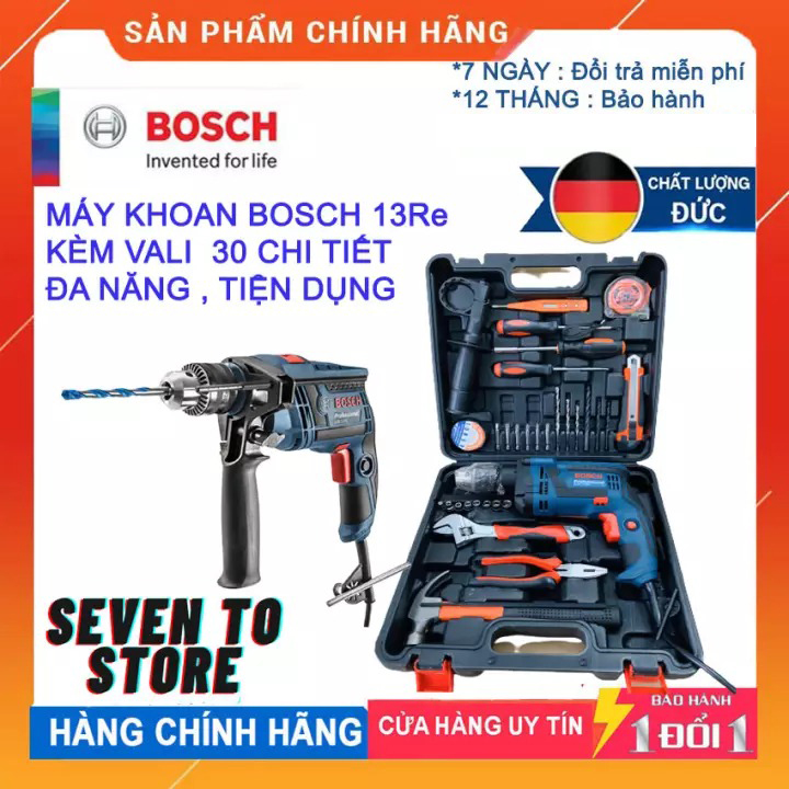 [HCM] [TẶNG KÈM 30 CHI TIẾT] Máy khoan BOSSH đa năng 30 chi tiết Bộ máy khoan công xuất 1350w 13re động lực cầm tay SET 30 chi tiết phụ kiện đầy đủ dùng để khoan bê tôngkhoan tườngkhoan sắtkhoan gỗ nhựa vv.....