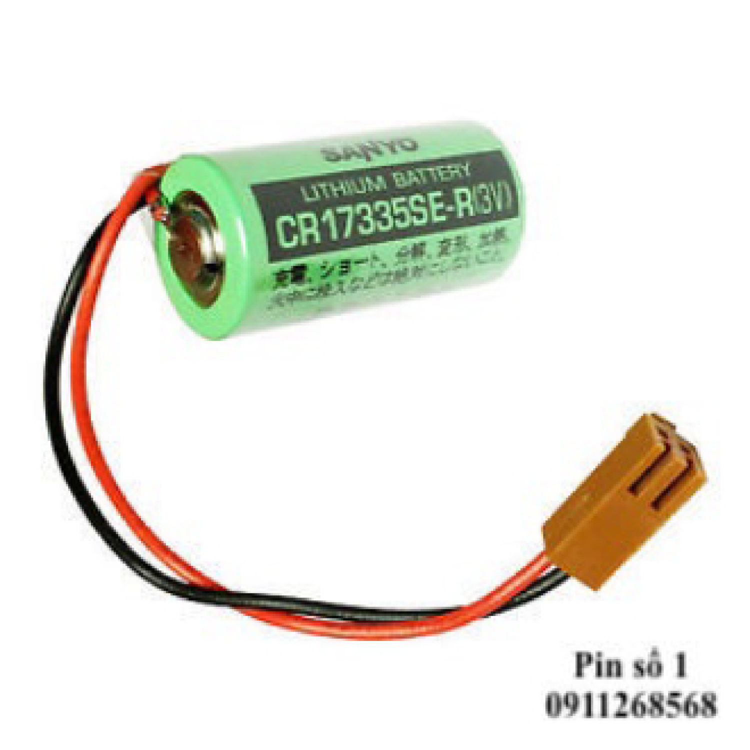 Pin nuôi nguồn plc lithium cr17335se sanyo 3v