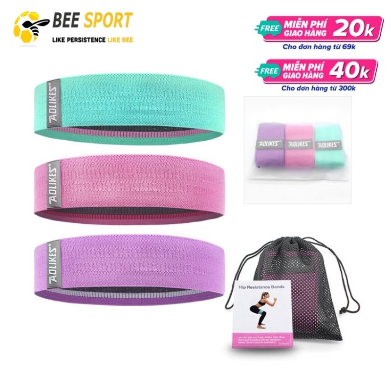 Dây kháng lực Aolikes AL3604 - Dây tập gym chất liệu Polyester và latex lụa cao cấp