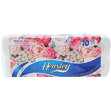 Túi giấy vệ sinh Hensley 10 cuộn 3 lớp